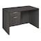 Regency Legacy Single Pedestal Desks, 24 D X 29 H, 42 W X Wood, Ash Grey LSP4224AG - alternate 1